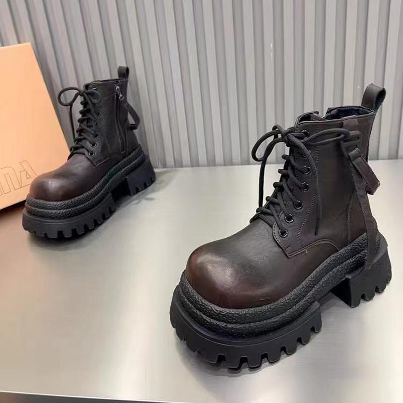 Ankle Boots for Women Flats Platform Designer Sport Shoes 2025 Winter Fashion Chelsea Boots New Walking Motorcycle Ladies Boots