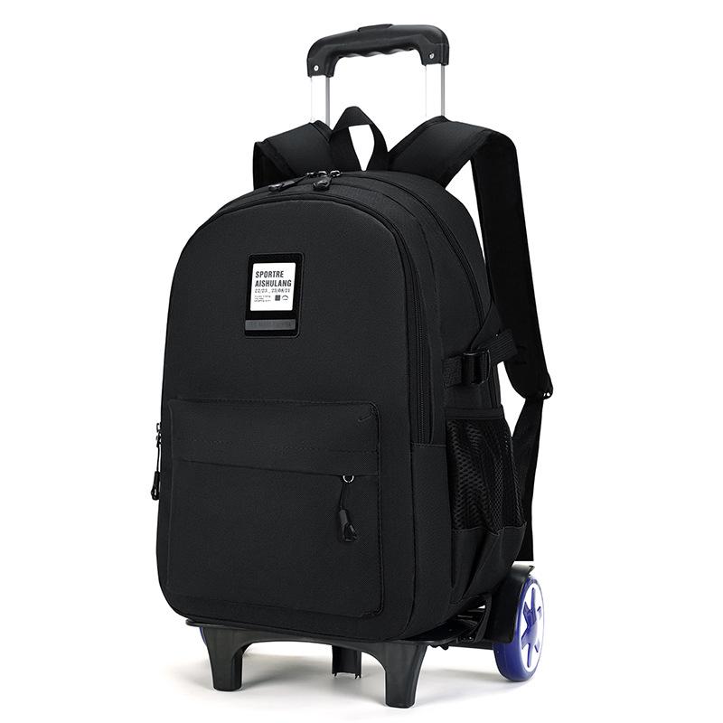 Wasserabweisender Trolley-Rucksack für die Klassen 3-6: Geräumig, mit Rollen, für Grundschüler