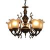 Living Room Pendant Light with Full Spectrum Eye Protection Retro Luxury and Grand Countryside Lighting Fixtures Bedroom and Dining Room Lights