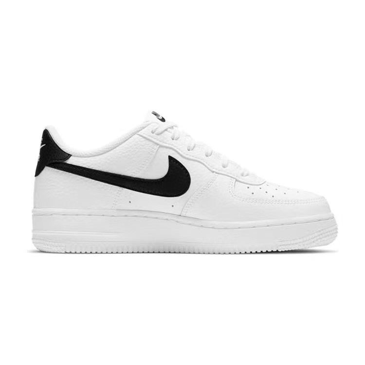 Nike Air Force 1 GS White Black Kids Sneakers CT3839-100