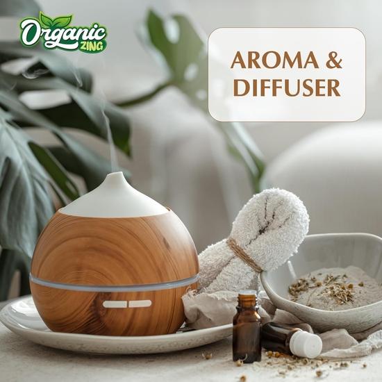 Organic Zing Myrrh Aroma & Diffuser Oil for Festive Season, Spice Up Your Christmas/Holiday/X-Mas/New Year Diffuser Oil - 30 Ml