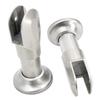 NHZHIW Thickened Stainless Steel Alloy Partition Support Legs (Pack of 2)