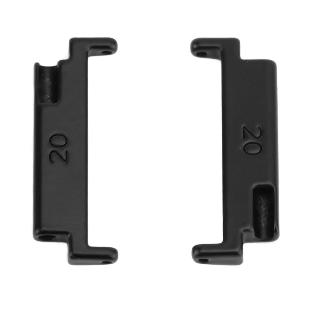 1 Pair Metal Watch Band Adapter 20 To 22mm Watch Strap Connection Adapter with Spring