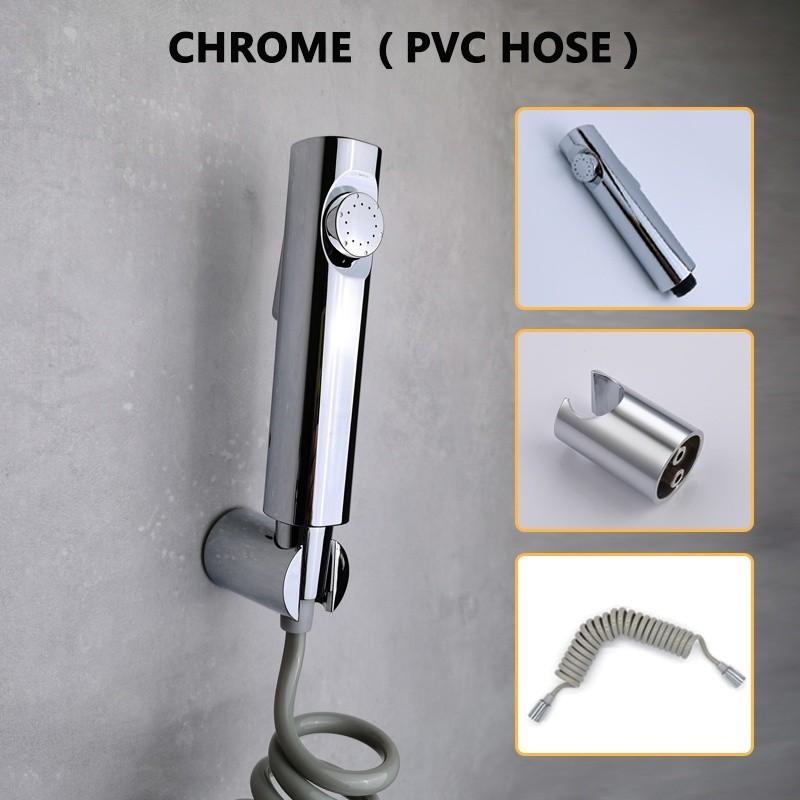 Toilet Bathroom Sprayer Wall Mounted High Pressure Bidet Sprayer Cleaning Tools Household Sprayer Shower Set