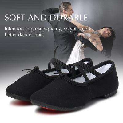 Girls Ballet Shoes Canvas Soft Sole Ballet Dance Slippers Children Practise Ballerina Shoes Woman Dance Shoes