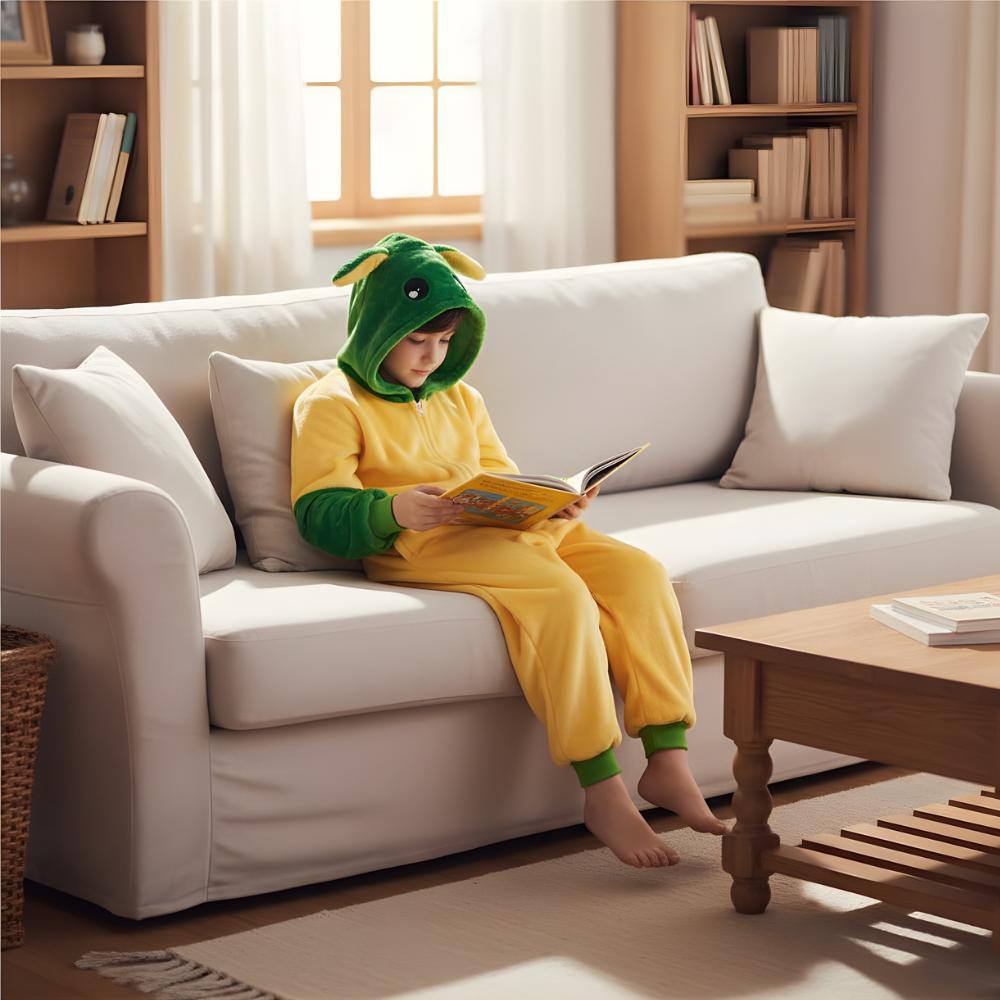 Pyjama Onesie Kigurumi Kostüm Baby Yoda Dzieci 105 - 115Cm