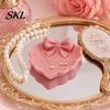 One-piece Molded Tray 3D Printed Bow Jewelry Tray, Heart Shape Ring Dish, Entryway Table Trays, Delicate Decorative Trinket Organizer for Rings