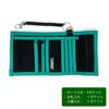 Kaitak Family Minecraft Bifold Wallet with Coil Closure and Velcro Closure, Official Merchandise, 1P5F58H (Turquoise)