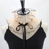Adjustable Tie Ruffled Collar Organza For Victorian Age Costumes and Cosplay Halloween Accessory Collar