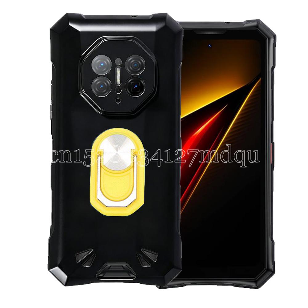 Ring Holder Case For DOOGEE S300 Pro Shockproof Soft TPU Kickstand Cover on For DOOGEE S300 Plus 2026