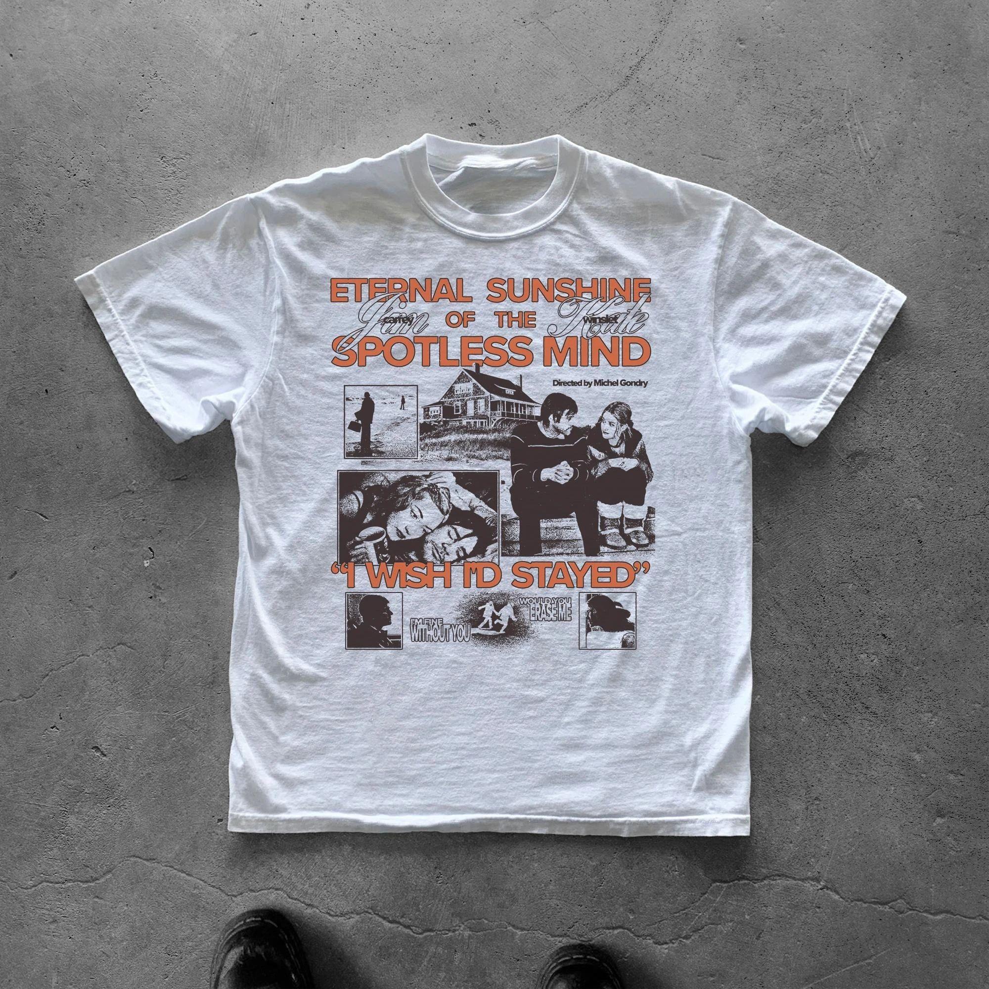 Classic Films Graphic Tshirt Eternal Sunshine of The Spotless Mind Movie Shirt Vintage T Shirts Films Clementine Unisex S