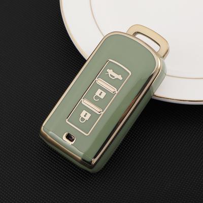 TPU for Mitsubishi Delica D5 Car Key Cover Case for Mitsubishi Outlander 2014 Pajero Delica Key Chains Car Accessories