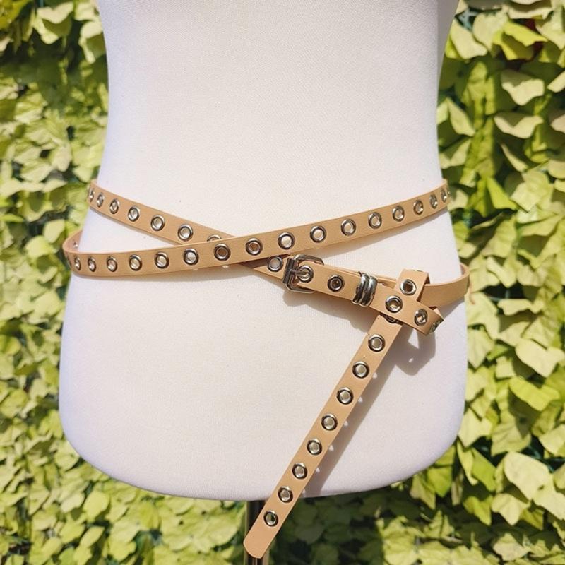 Modifiable Double Cycle Faux leather belt Bind Plan For Men And Women