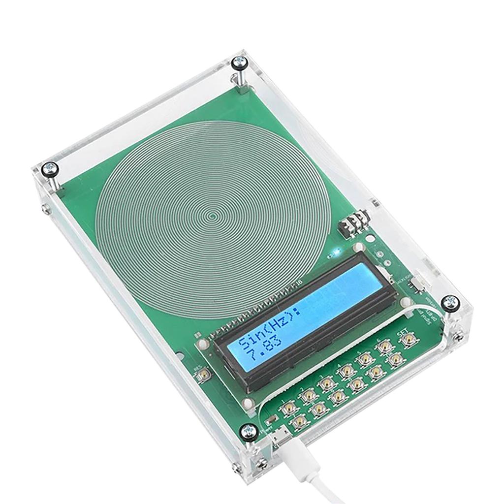 Generátor rezonance Schumannových vln 7,83 Hz Pulzní audio rezonátor s ultranízkou frekvencí V akrylovém pouzdře 0,01~100 kHz Nastavitelný