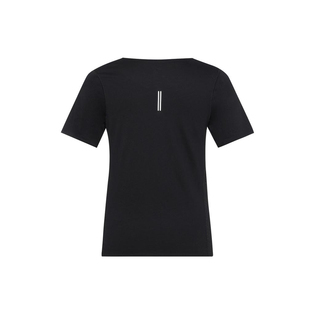 New Nike Set In Sleeve T Shirt Women's Black CU3235-010
