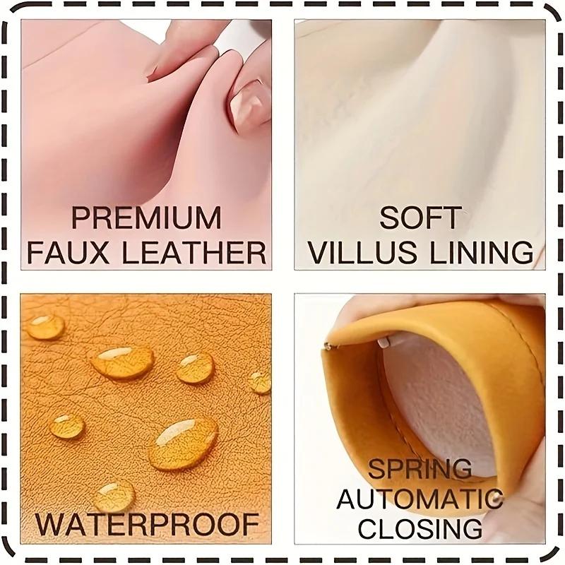 2PC 4 Color Soft PU Leather Sunglasses Glasses Bag Reading Case Sun Glasses Pouch Unisex Simple Eyewear Storage Bags Accessories