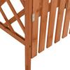 Vidaxl Pergola With Gate, 116X40X204 Cm, Solid Fir Wood