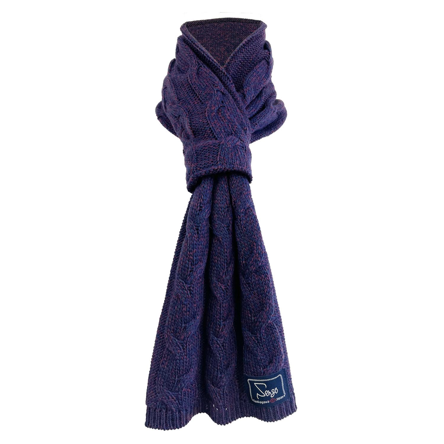 

TERAICHI Компактный Меланжевый Сделано на Шее Короткий Маленькая Вставка Мини Sengo Компактный Компактный Без Подарка Муфта™ 3-Прядный Кабель, Япония, Шарф, Грелка, Шарф,