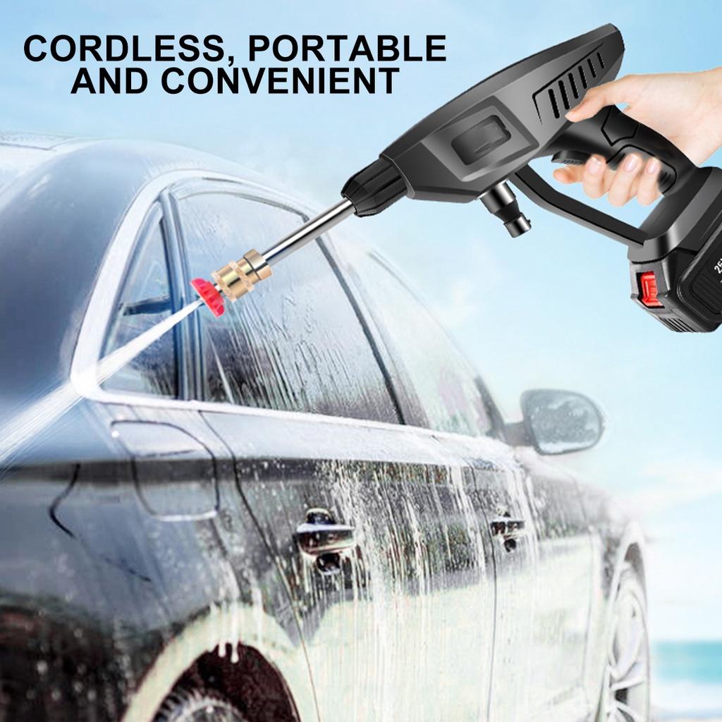 70Bar 288VF Wireless High Pressure Car Wash Washer Gun 2000W 78000H Foam Generator Water Gun Spray Cleaner