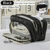 Zipper Pen Bag Large Capacity Pen Storage Bag Fashion Stationery Organizer  School Office Supplies