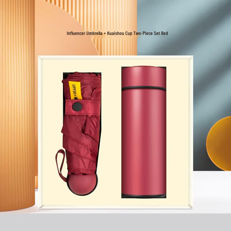 Jilifa Portable Coffee Cup & Umbrella Set
