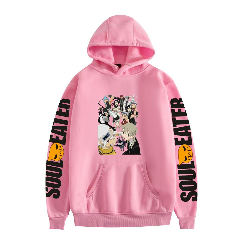 Soul Eater Anime Graphic Printing Autumn Winter Fleece Hoodie