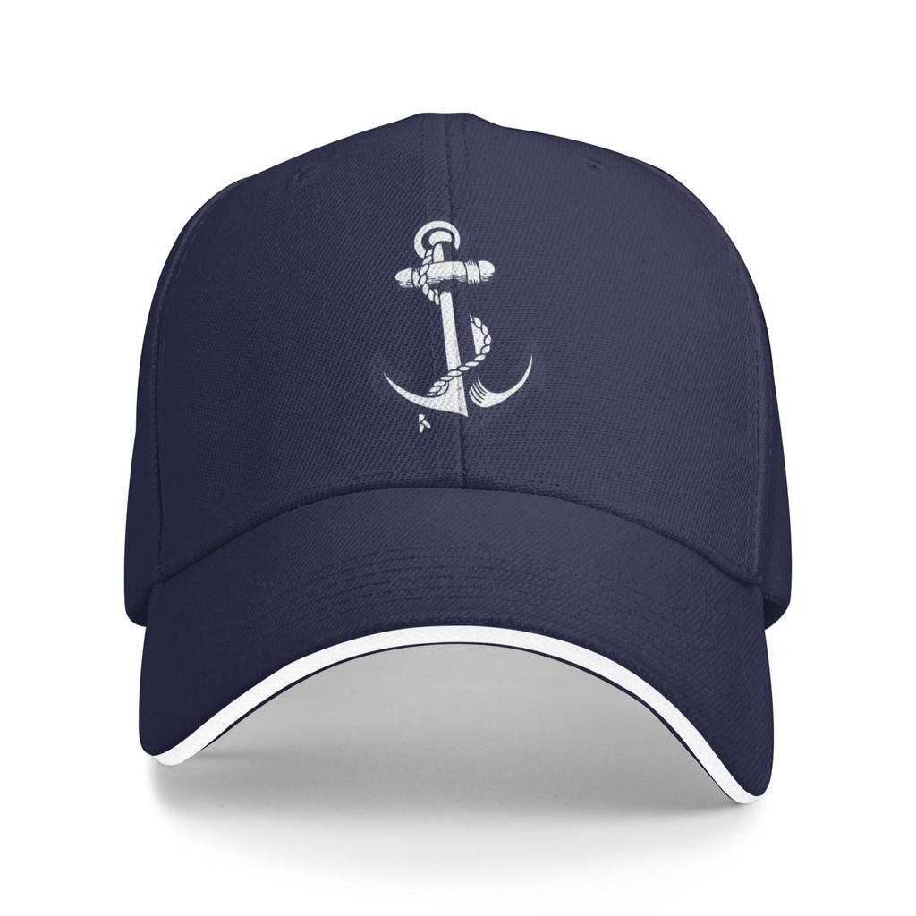 Anchor Baseball Cap Nautical Anchor Marine Sun Visor Hat Sailor Nautical Ship Ocean Sea Beach Unisex Adjustable Snapback Caps