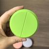 Compact Round Pill Cutter, Splitter, Crusher, and Dispenser Box
