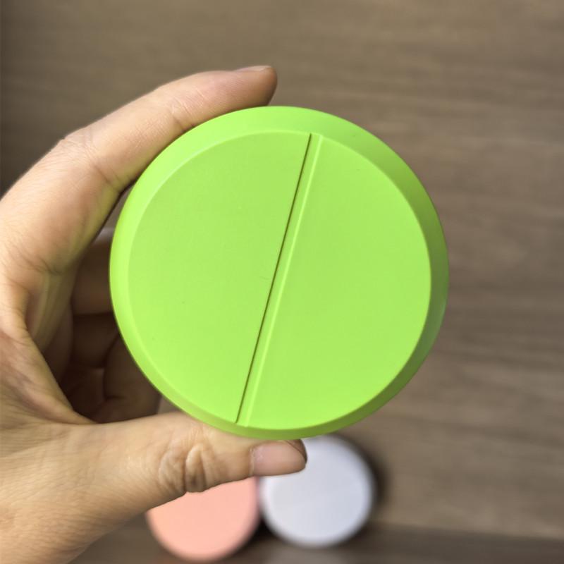 Compact Round Pill Cutter, Splitter, Crusher, and Dispenser Box