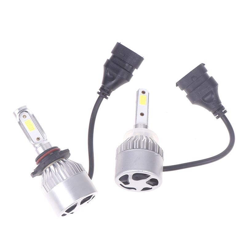 1Pc Car Bright H4 H7 H1 H3 Led Front Fogs Lights Lamps Beads 8000Lm Cob Chips With Cooling Fan Longer Lifespan