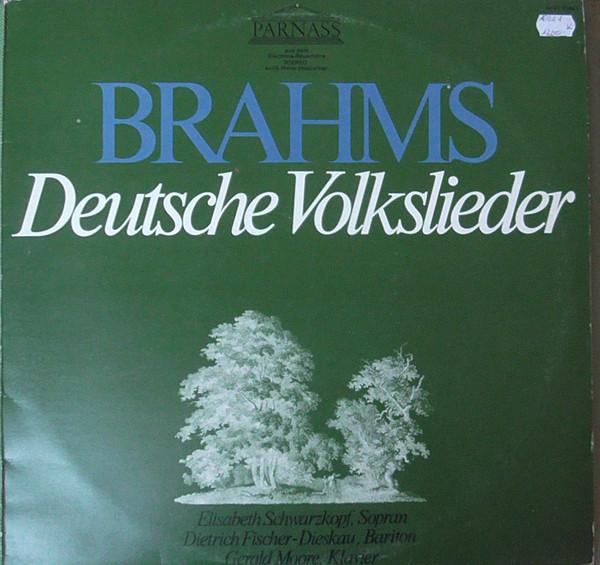 

LP Record JOHANNES BRAHMS ELISABETH SCHWARZ Deutsche Volkslieder 75661 Parnass Germany Classical Used
