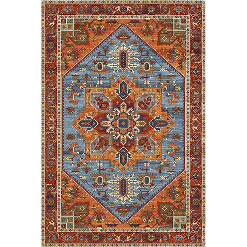 American Retro Living Room Decoration Carpet Minimalist Bedside Rugs for Bedroom Large Area Non-Slip Mat Washable Lounge Rug