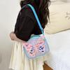 Adorable Korean Style Cartoon Butterfly Sequin Shoulder Bag For Kids Perfect For Daily Use