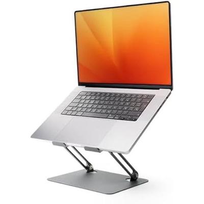INNOVAGOODS ® Foldable and Adjustable Laptop Stand, Adjustable Height and Tilt, Non-slip, Structure