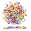 50pcs 10mm AB Colourful Five-pointed Star Acrylic Loose Spacer Beads for Jewelry Making DIY Handmade Bracelets Accessories