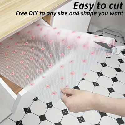 1pc Shelf Liner EVA Thicken Cabinet Liner For Cabinet Shelf Refrigerator Drawer And Counter And Storage Home Accessories