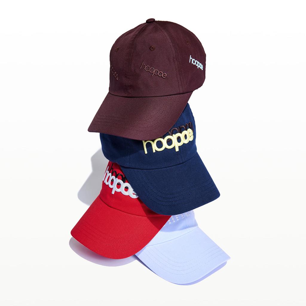 HOOPOE Signature Double Logo Cap_4Colors