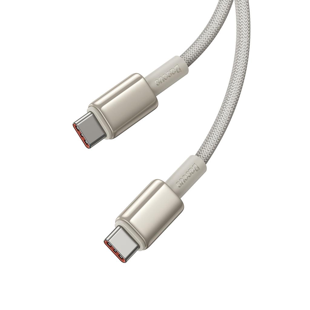 Kabel przewód Tungsten Gold USB-C 100W 2m - złoty