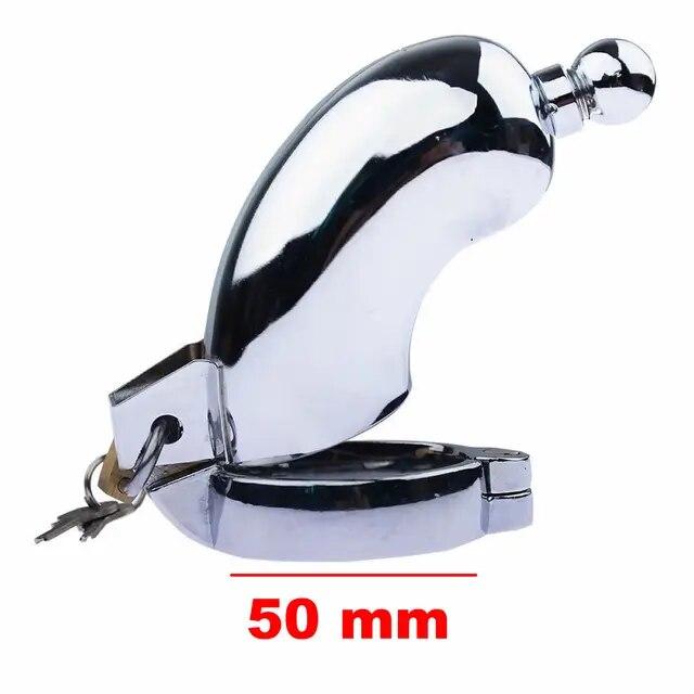 Zakrzywione urządzenie do męskiej czystości ze stali nierdzewnej z cewnikiem metalowa klatka na penisa pierścienie na penisa rękaw na penisa BDMS zabawki erotyczne dla mężczyzn gejów