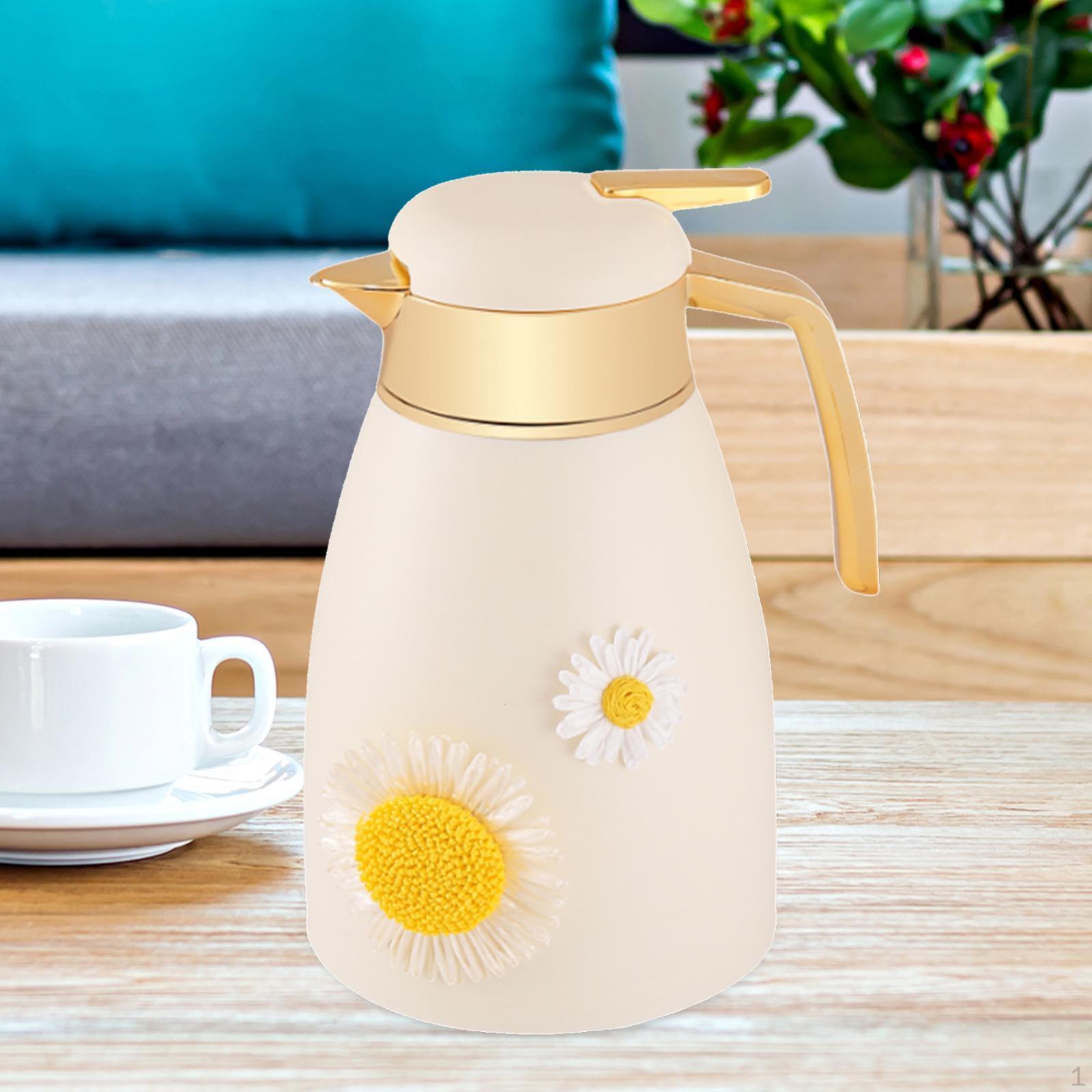 

1л для напитков, сохраняющий тепло кофейник, диспенсер для воды для домашнего кафе Sunflower