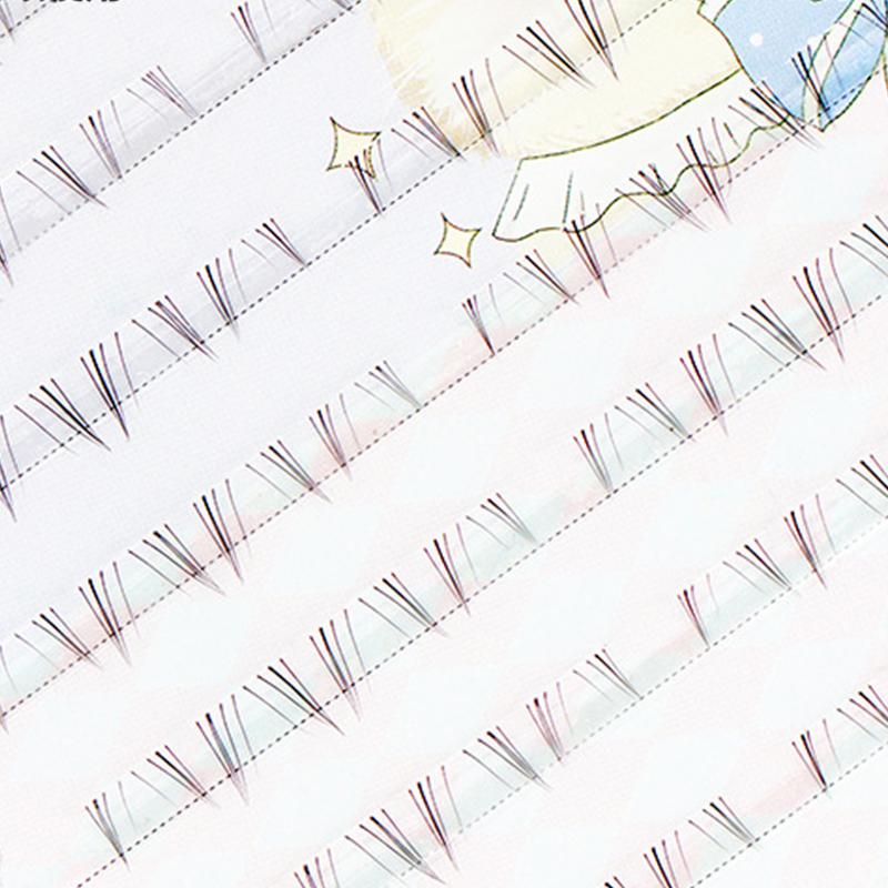 Glue-Free False Eyelashes Cat Eye Makeup Soft Natural Lower Eyelashes Segmented Thin Stems Suitable For Novice Diy Eyelashe