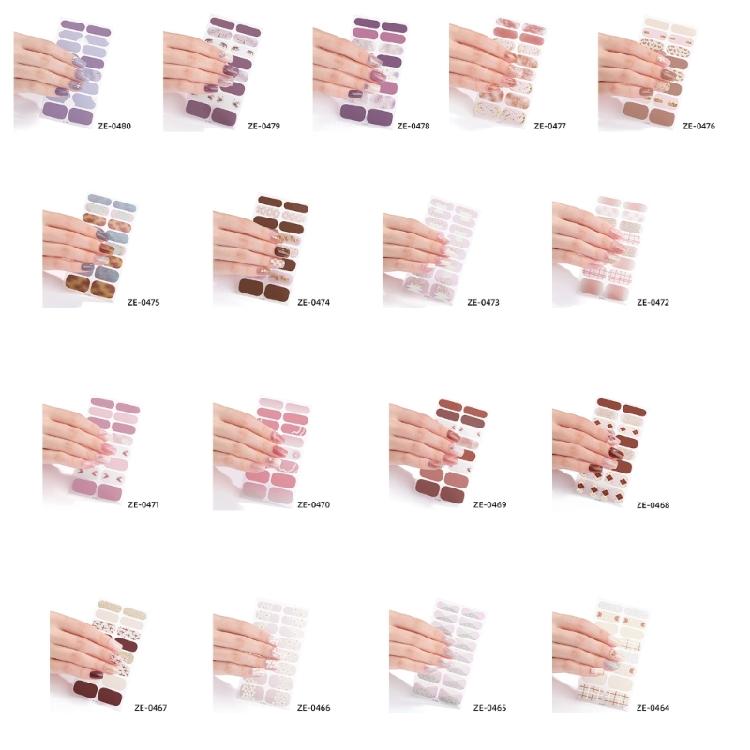 Nail Polish Sticker Nail Strips Nail Polish Art Stickers Wraps Sticker Nails