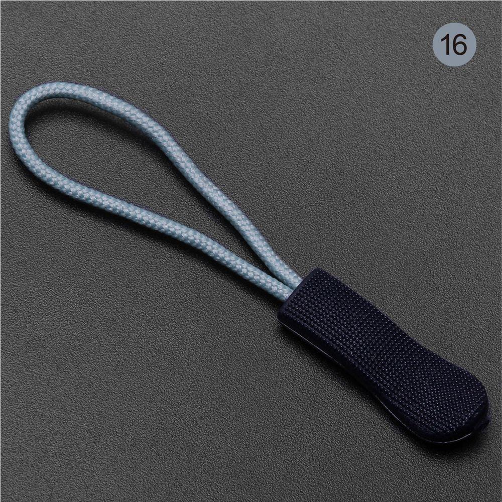 10Pcs Fixer Crafts Tag Apparel Sewing End Fit Zipper Buckle Zipper Puller Zipper Ropes Zip Cord