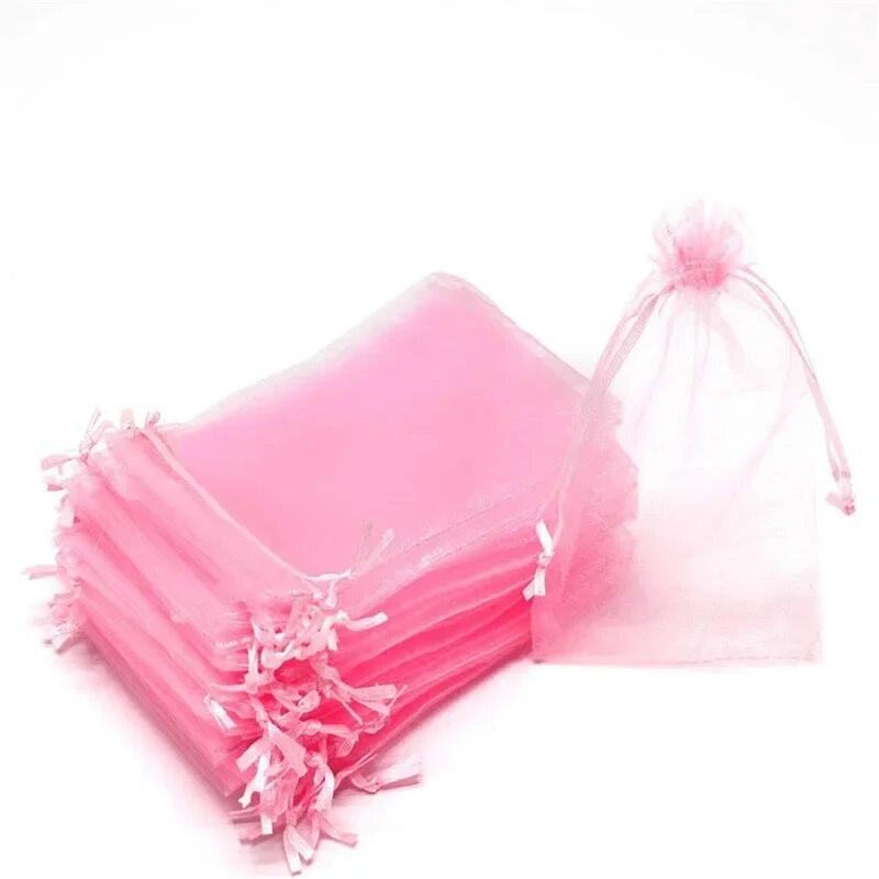 50pcs Fruit Protection Bags Anti-Bird Garden Netting Bags Strawberry Grapes Mesh Bag Plante Vegetable Netting Cover Garden Tool
