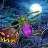 Halloween Glowing Light Realistic Skeleton Spider Shape Ornament with LED Light Portable Lightweight Halloween Decoration