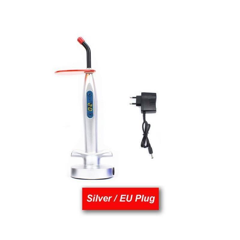 Cordless Dental Wireless Led Cure Curing Light Lamp 2000mw Tool Eu Plug Supplies
