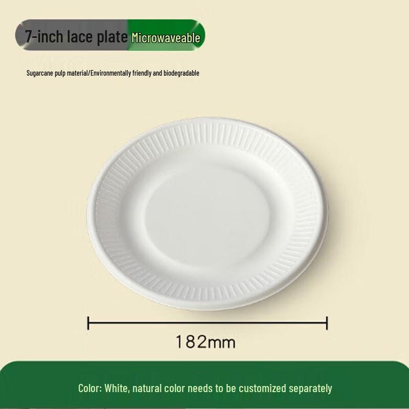 Minnai Disposable Bagasse Pulp Plates and Bowls