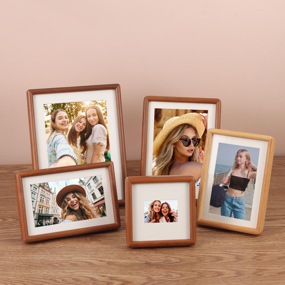 6/7/8 Inch Mortise Tenon Photo Frame Real Wooden Picture Frame New Display Photo Frame