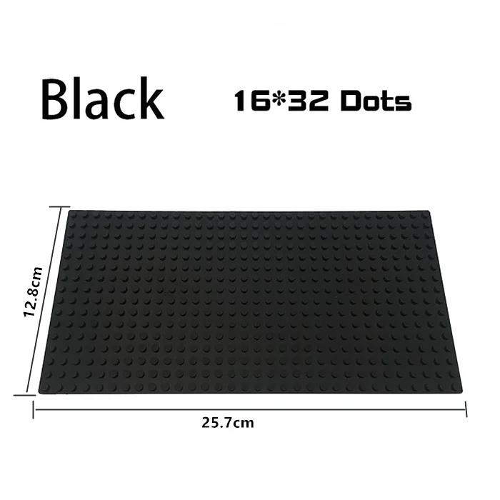 32x32 32x16 16X16 Dots Classic Base Plates MOC DIY Plastic Bricks Baseplates City Building Blocks Figures Construction Toys