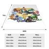 Wing Of Fire All Dragon Blankets Soft Warm Flannel Throw Blanket Bedspread for Bed Living room Picnic Travel Home Couch